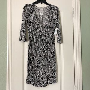 Black&White Printed Jersey Dress Laundry by Design